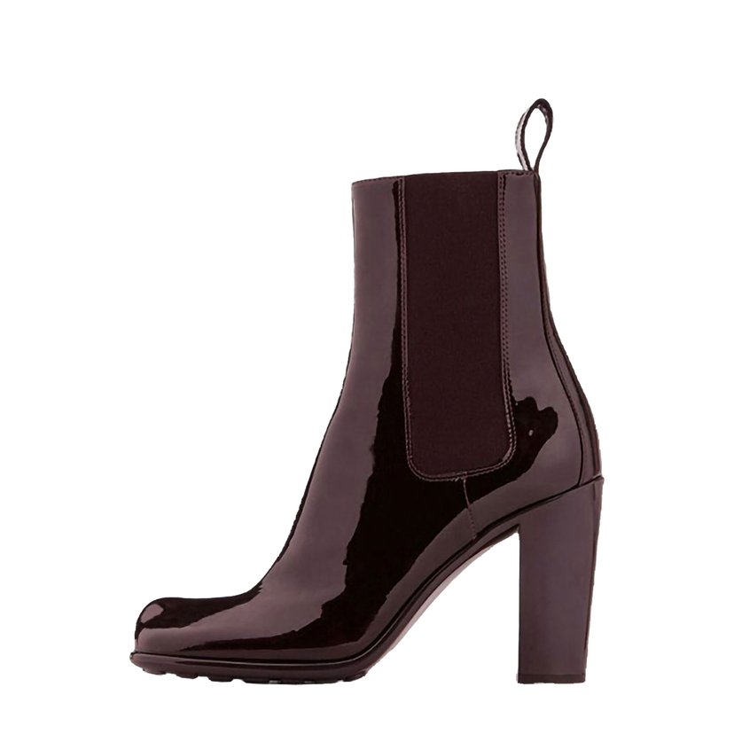 Tenisky a topánky Bottega Veneta Patent Leather Ankle Boots Hnedá | 684511V1AP06088