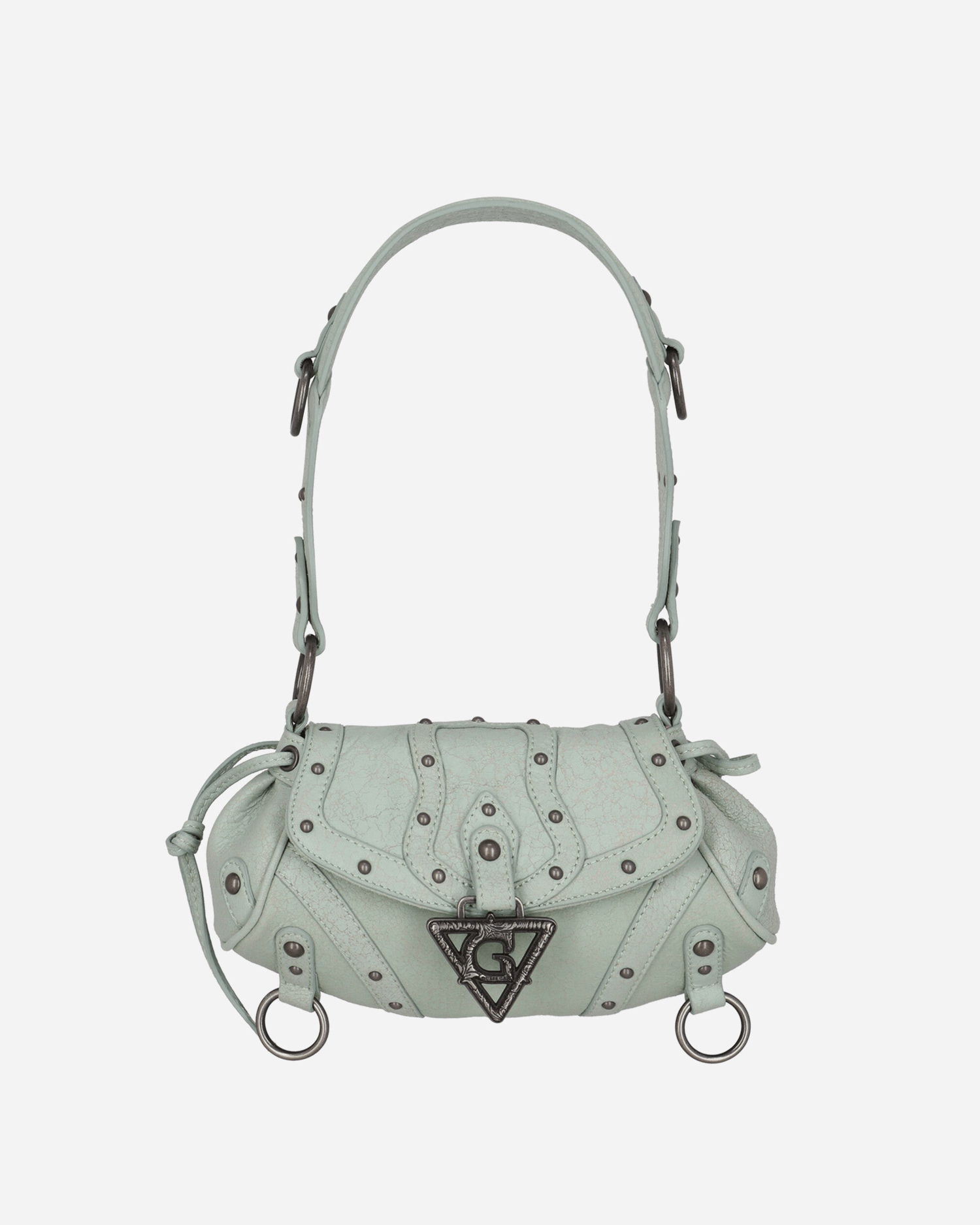 Kabelka GUESS Crackled Leather Shoulder Bag Zelené | W5GZ02L0R10 F8CR, 0