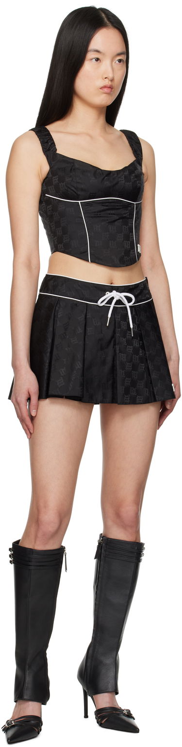 Sukňa MISBHV MISBHV Monogram Nylon Corset Top Čierna | 250W104, 3