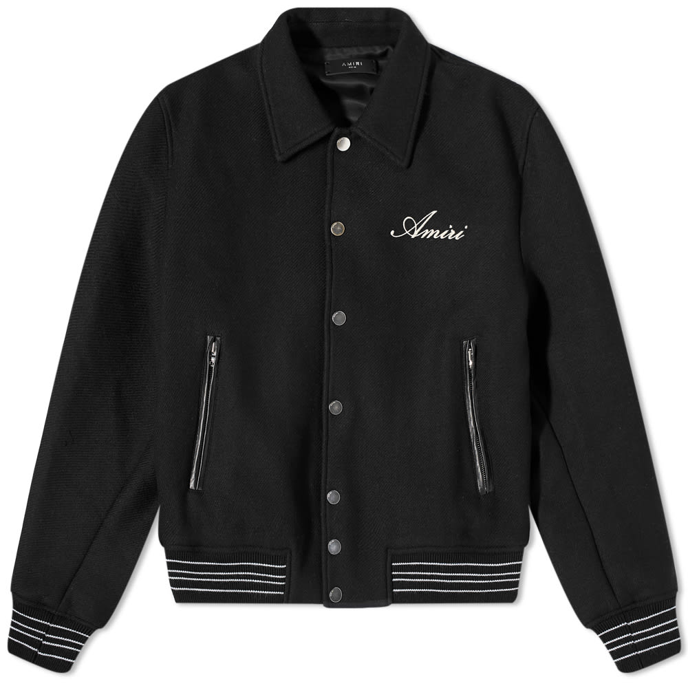 Bunda AMIRI Bones Varsity Jacket Čierna | XMOS002-001, 0