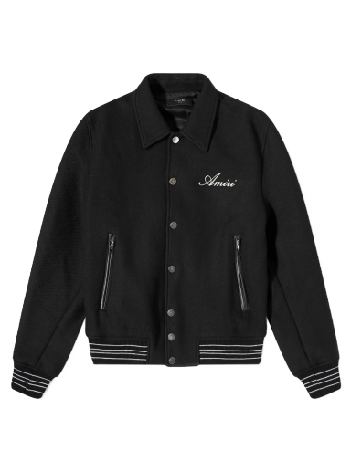 Bunda AMIRI Bones Varsity Jacket Čierna | XMOS002-001