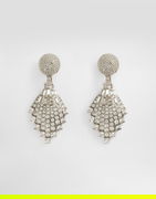 Dolce & Gabbana DG Logo Crystal Maxi-Drop Earrings