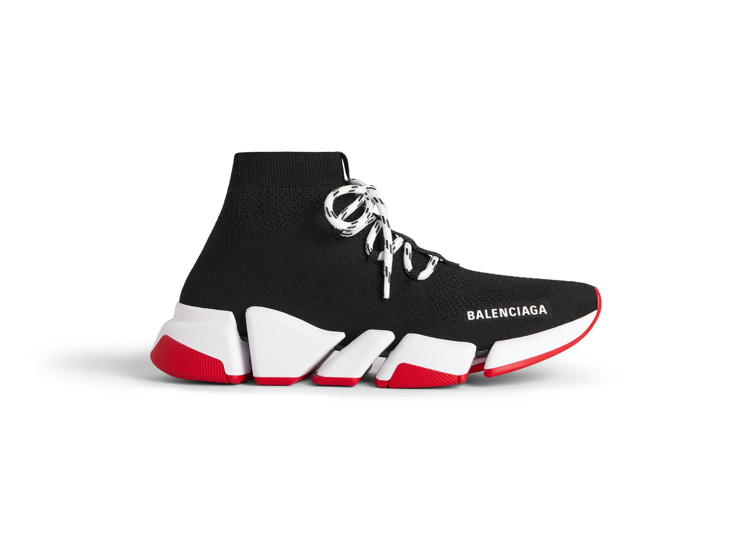 Tenisky a topánky Balenciaga Speed 2.0 Lace Up Black Red Sole Čierna | 769319W2DB21961, 0