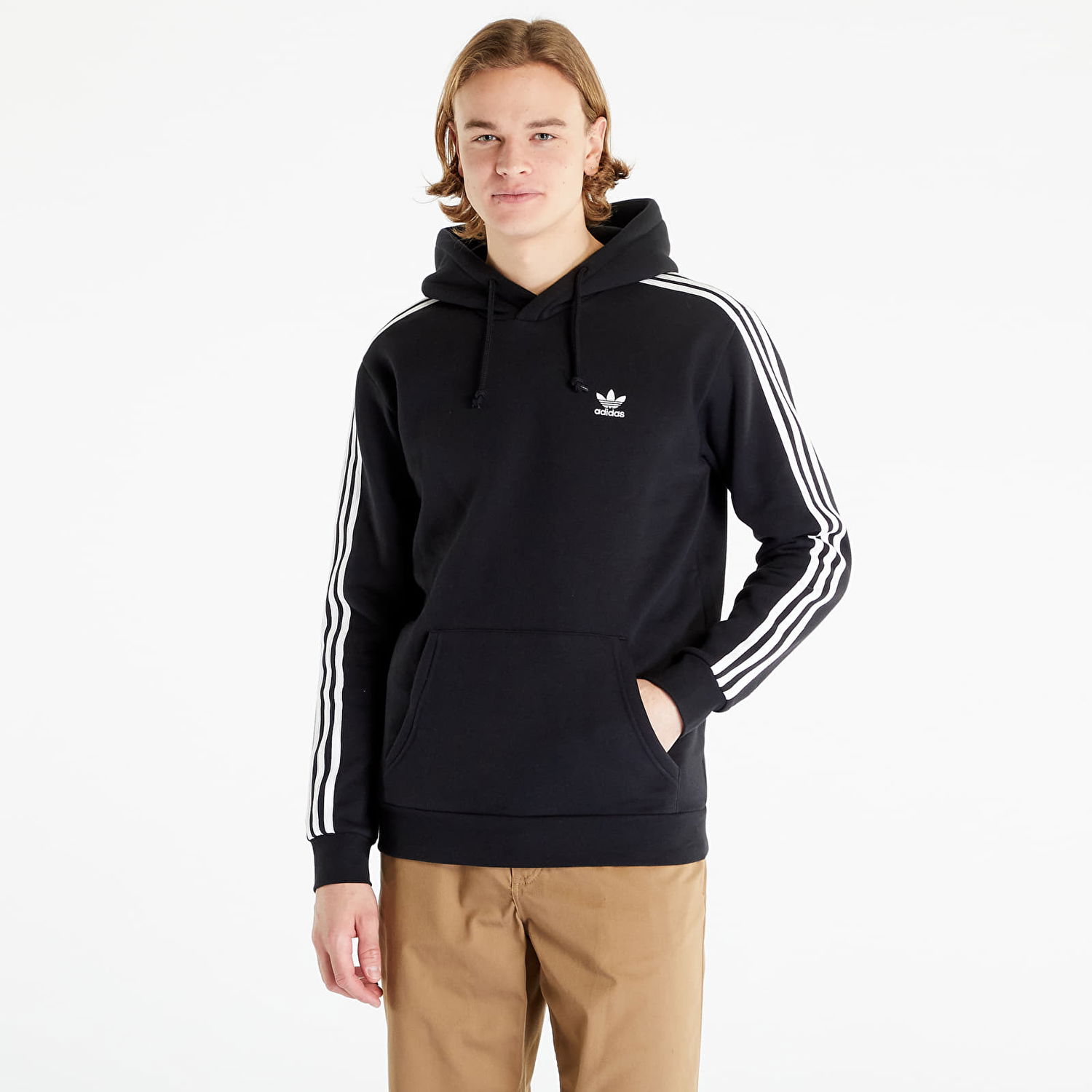 Mikina adidas Originals 3 Stripe Hoody Čierna | IA6346, 1