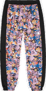 Vibrant Floral Print Track Pants