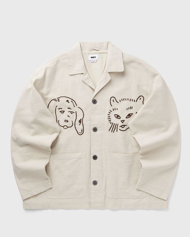 Bunda OBEY Shirt Jacket Béžová | 121160065-ERT, 0