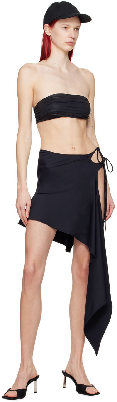 Sukňa The Attico Attico Asymmetric Miniskirt Čierna | 243WCS179 PA15, 3