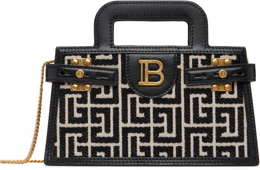 Kabelka Balmain B-Buzz Small Monogrammed Bag Rôznofarebný | FN1KJ997TJGH