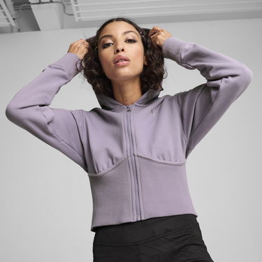 Mikina Puma DARE TO Cropped Hoodie Fialová | 627475_30, 0