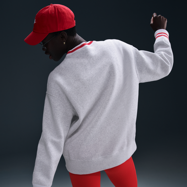 Mikina Nike Nike Sportswear Phoenix Fleece Crewneck Sweatshirt Šedá | HJ0949-051, 4