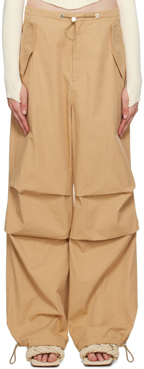 Cargo nohavice Dion Lee Elasticized Cargo Trousers Béžová | C2100P23, 0
