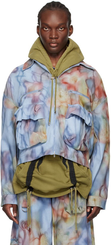 Bunda Collina Strada Collina Strada Nash Cropped Zip-Up Jacket Modrá | XX5004, 0