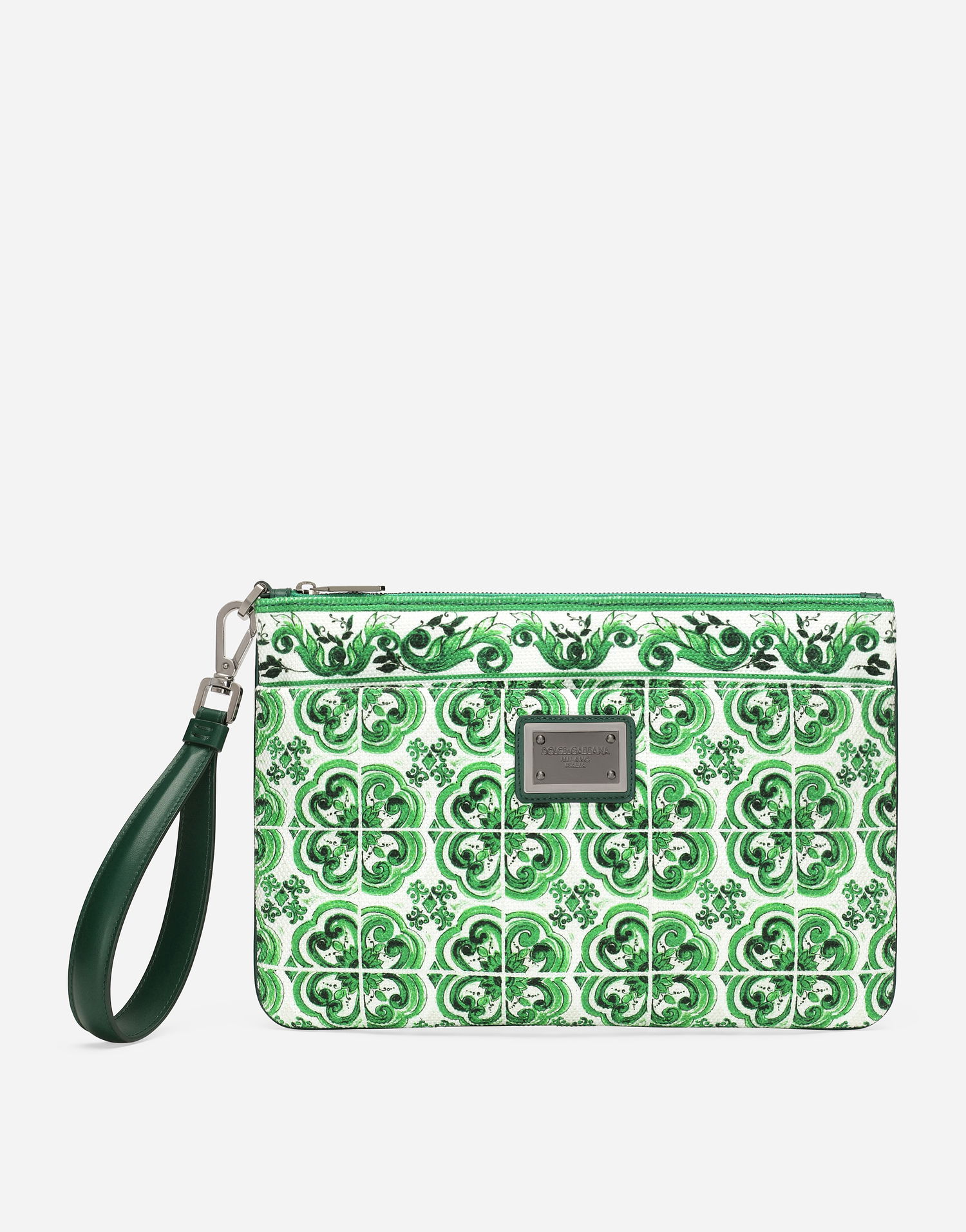 Kabelka Dolce & Gabbana Print Canvas Pouch Zelené | BP3294AO667HU3TN, 0