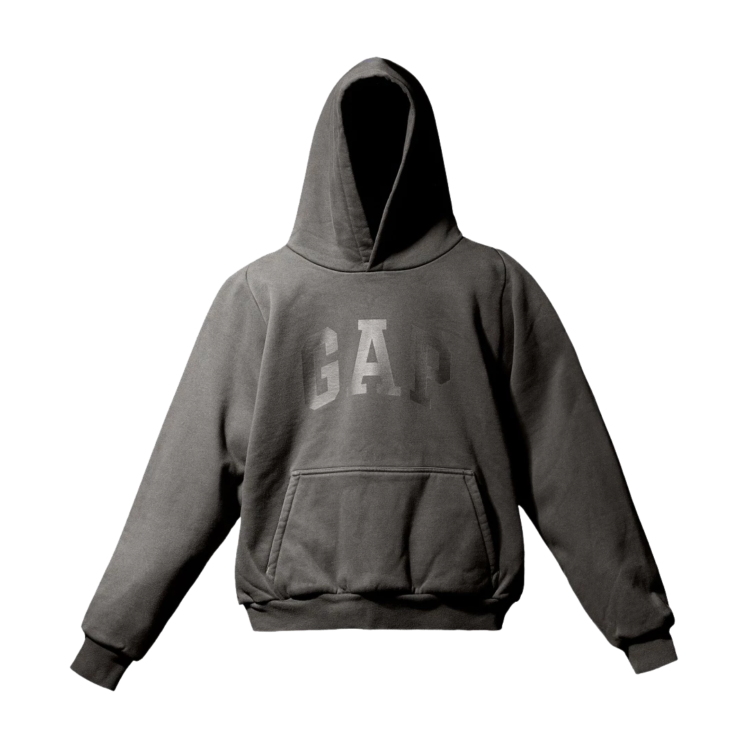 Mikina GAP Yeezy Gap Engineered By Balenciaga Shrunken Hoodie Šedá | 469177-00, 0