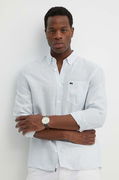 Lacoste Linen Regular Fit Button-Down Shirt