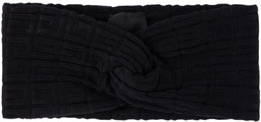 Šál Givenchy Givenchy Monogram Knitted Turban Headband Čierna | H11024, 0
