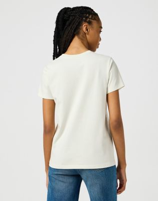Tričko Wrangler Wrangler Round Tee Biela | 112350191:XXL, 0
