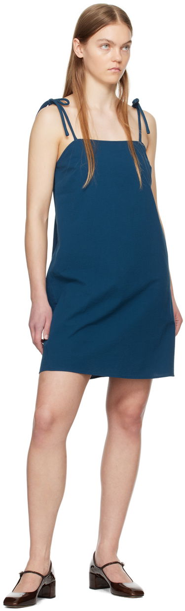 Šaty Max Mara Max Mara Tie-Strap Minidress Modrá | 2416221058600, 3