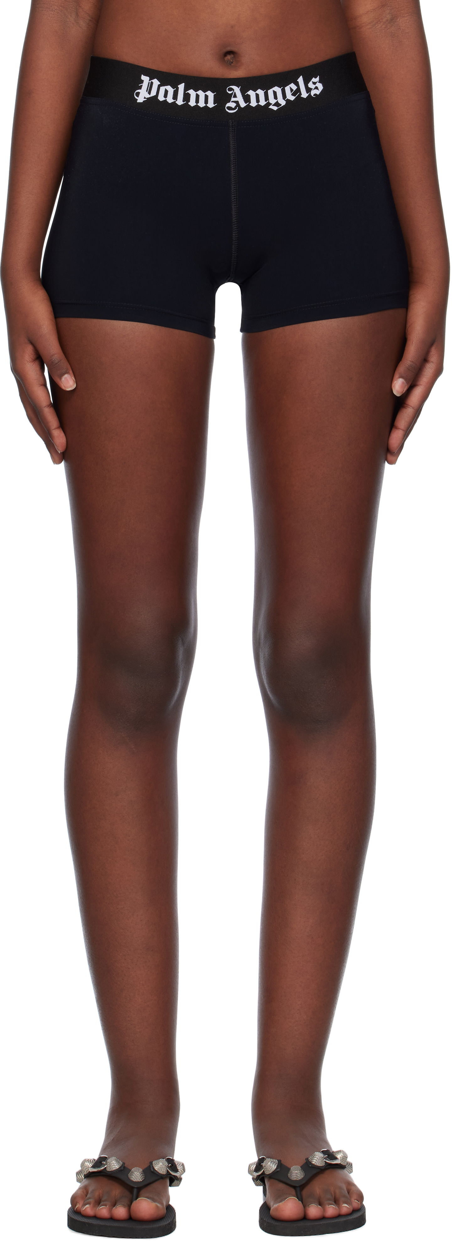 Šortky Palm Angels Classic Logo Sport Shorts Čierna | PWVH010C99FAB0011001, 0