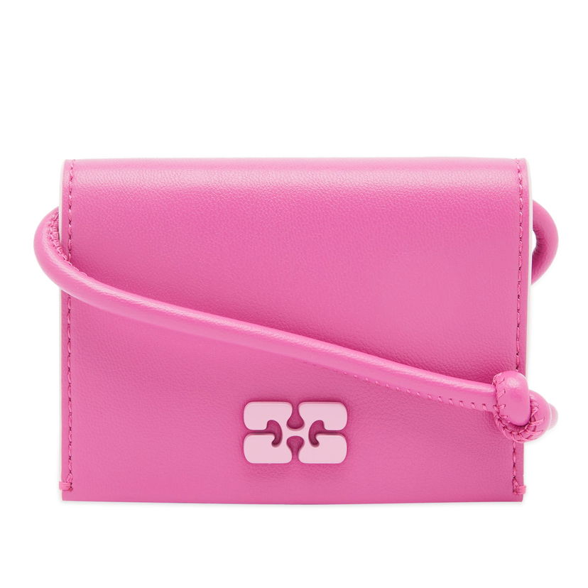 Peňaženka GANNI Wallet On Strap Ružová | A5397-483