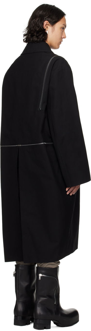 Kabáty Rick Owens Rick Owens Hollywood Headon Jumbo Mac Coat Čierna | RL01E5919 CCVS, 2