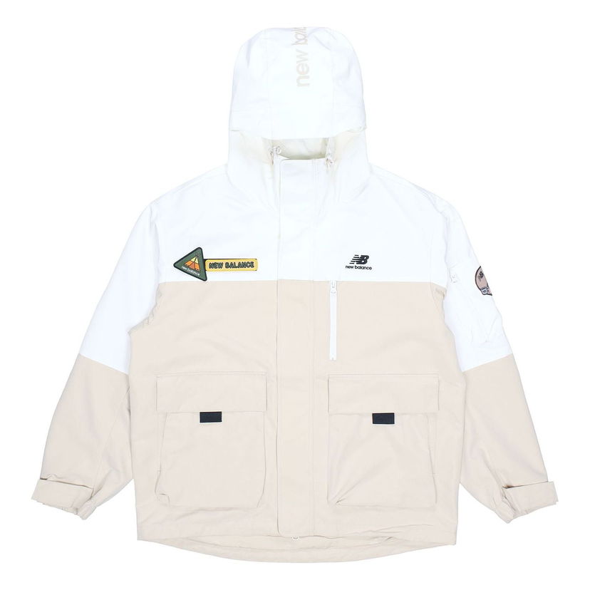 Parka New Balance JHI Cargo Jacket Biela | NAA89023-IV