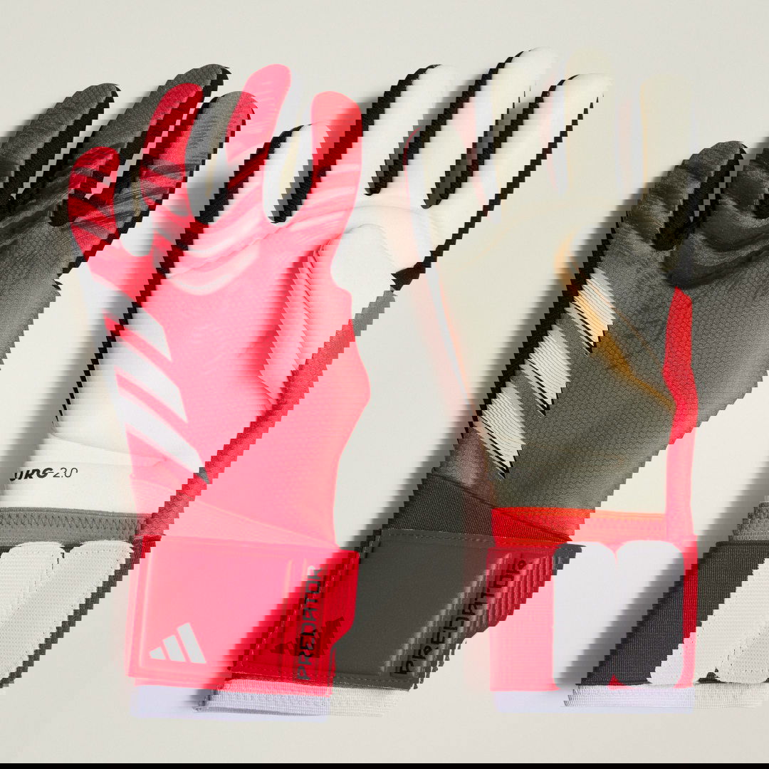 Rukavice adidas Performance Predator Pro Kids Goalkeeper Gloves Červená | JH3813, 0