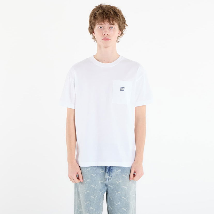 Tričko BOSS N-Aaron Pocket T-Shirt Biela | 50556725-102