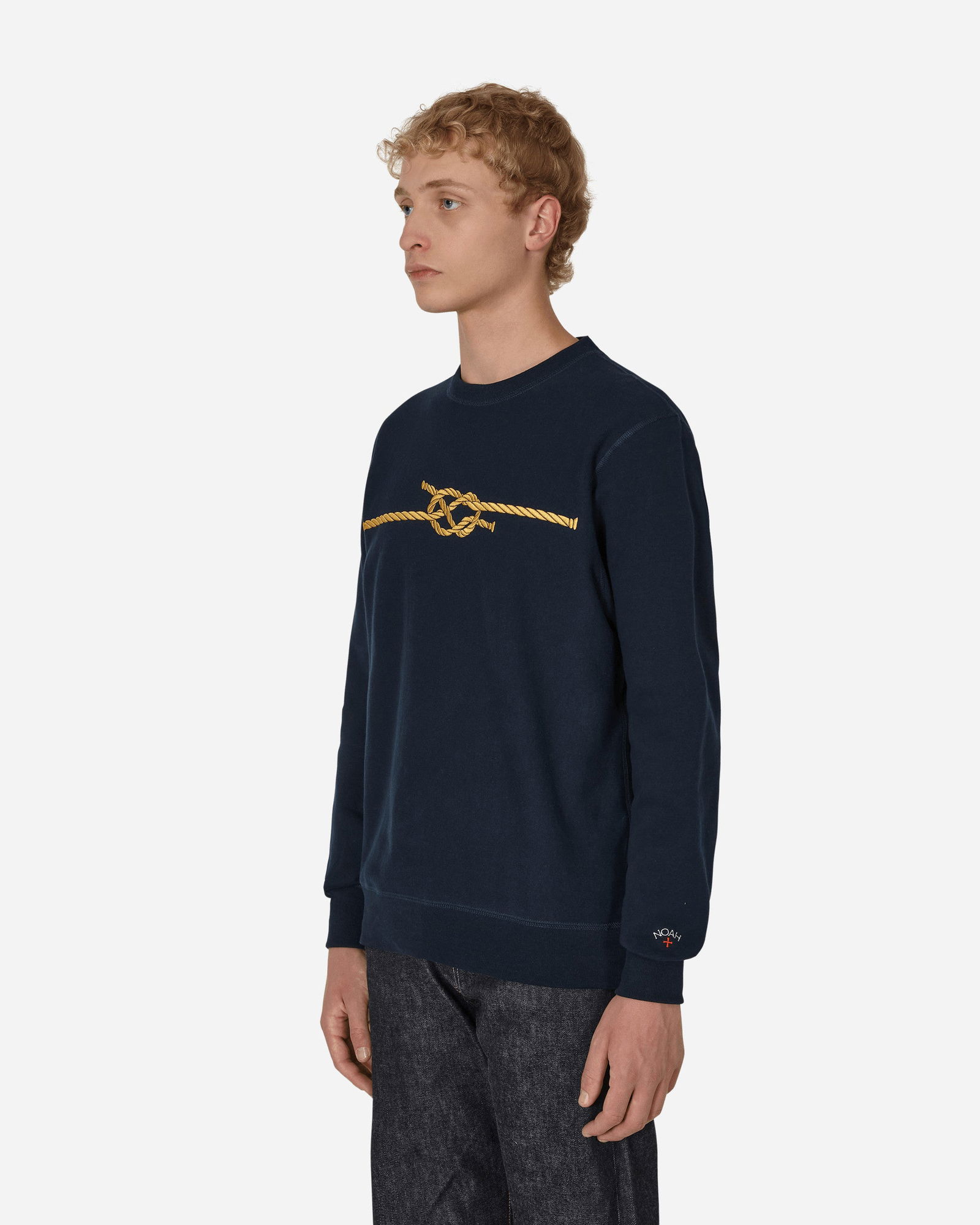 Knot Crewneck Sweatshirt Blue