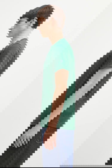 Tričko Lacoste Graphic Print T-Shirt Zelené | TH1044, 1