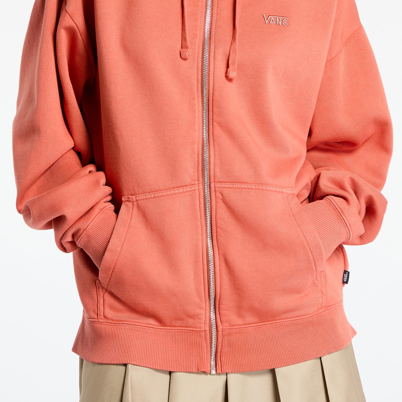 Everyday Oversized Zip Hoodie Auburn