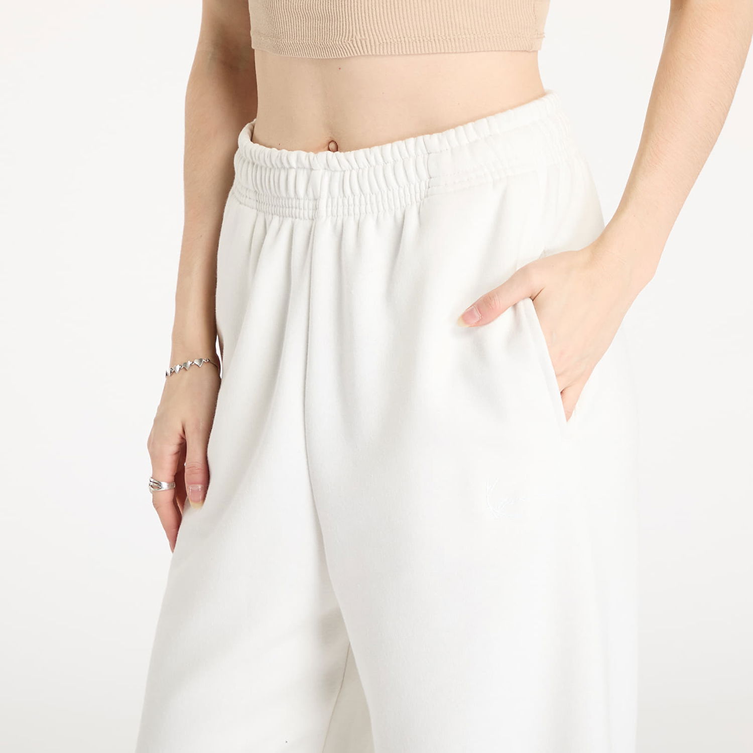 Tepláky Karl Kani Signature Essential Sweatpants Biela | 61030031, 1