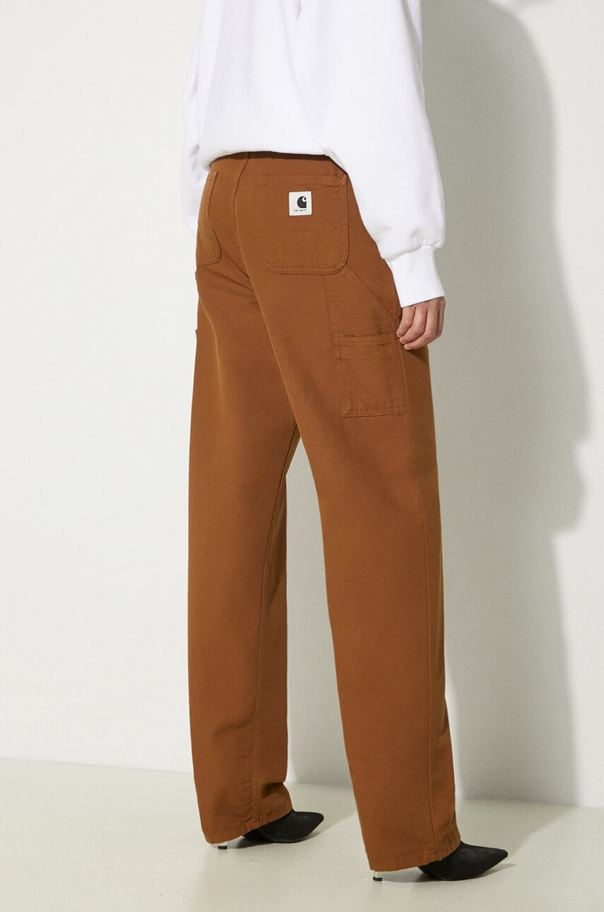 Nohavice Carhartt WIP Pierce Straight Carpenter Pants Medium Waist Hnedá | I032966.HZ02, 0