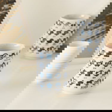 Home decor BEAMS BEAMS JAPAN Todofuken Ceramic Cup Set Biela | 56710390950-78, 4