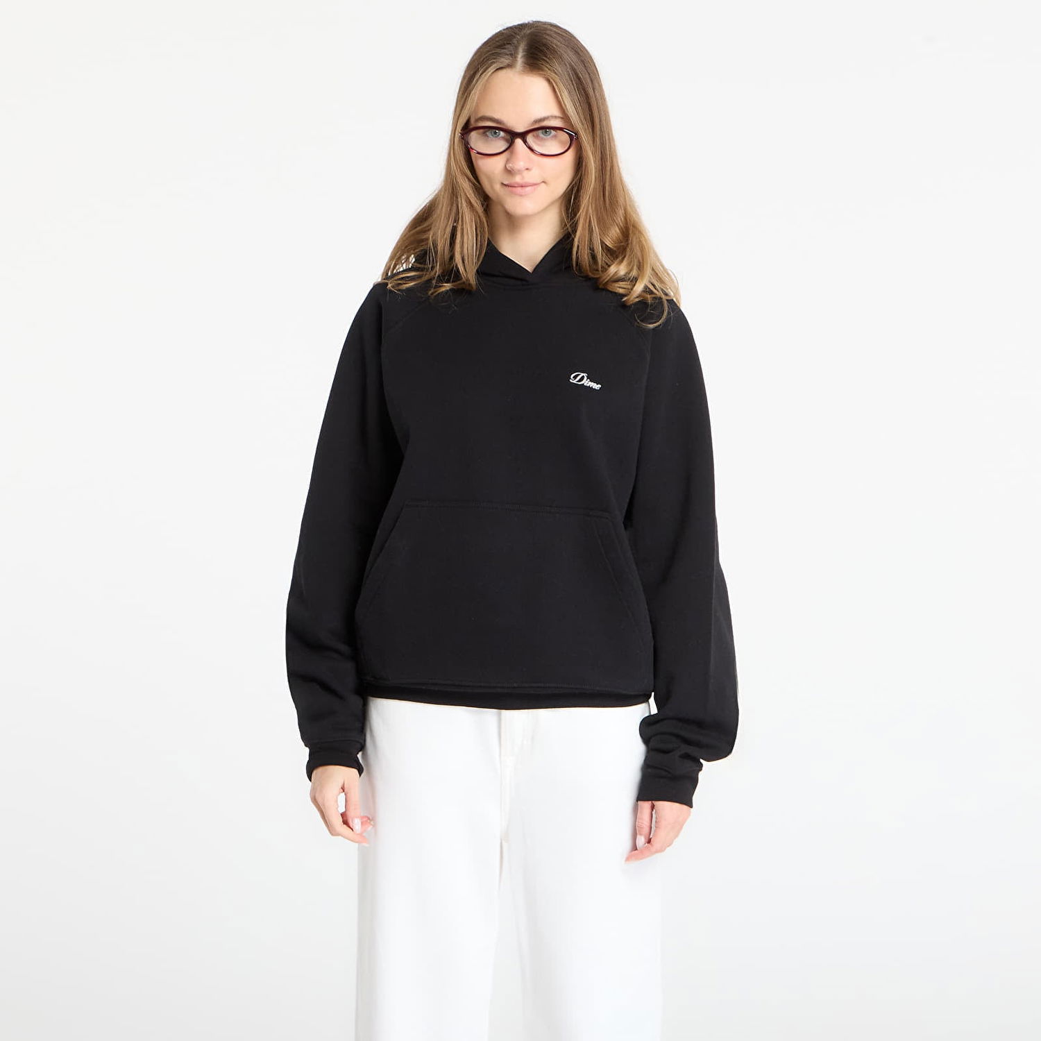 Mikina Dime Cursive Small Logo Hoodie Čierna | DIMEHO2545BLK, 1