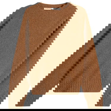 Sveter YMC Jets Crewneck Raglan Knit Sweater Hnedá | Q8ZMJ-BRW, 0