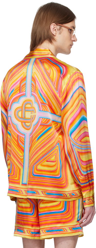 Košeľa Casablanca Casablanca Low Rider Silk Shirt Rôznofarebný | U-MS25-SH-006-01, 2