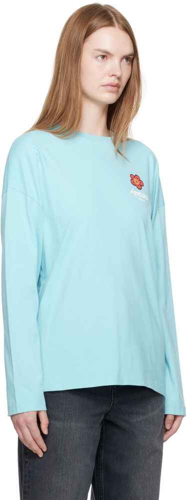 Tričko KENZO Kenzo Paris Futura 2000 Edition Long Sleeve T-Shirt Tyrkysová | FF62TL3504SG, 1