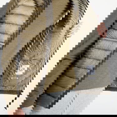 Vesta C.P. Company Hooded Puffer Vest Zelené | 19CMVE032A110416A-356, 3