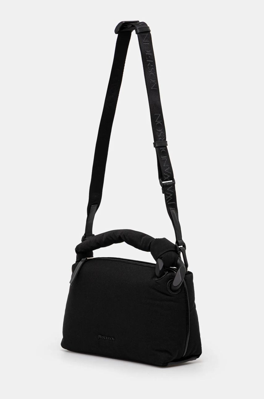 Taška cez rameno JW Anderson JW Anderson The Jwa Puffy Corner Bag Čierna | HB0640.FA0382.999, 1