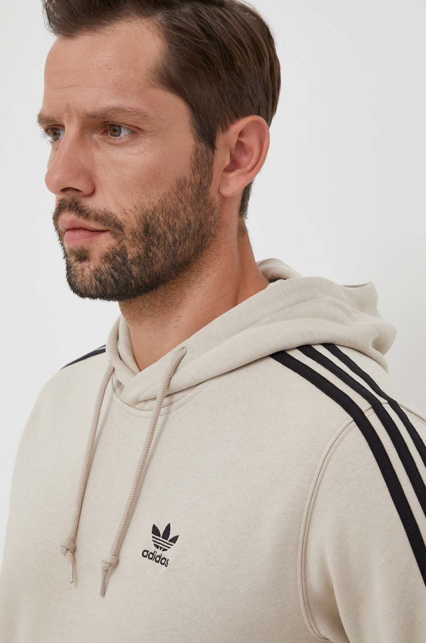 Mikina adidas Originals Adicolor Classics 3-Stripes Hoodie Béžová | IL2490, 0