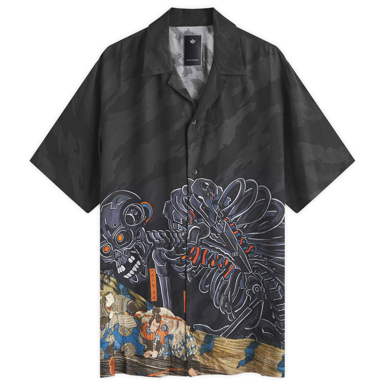 Cyber Skeleton Vacation Shirt With