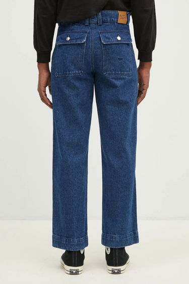 Džínsy MAISON KITSUNÉ Workwear Jeans Modrá | NM01108WW5023, 2
