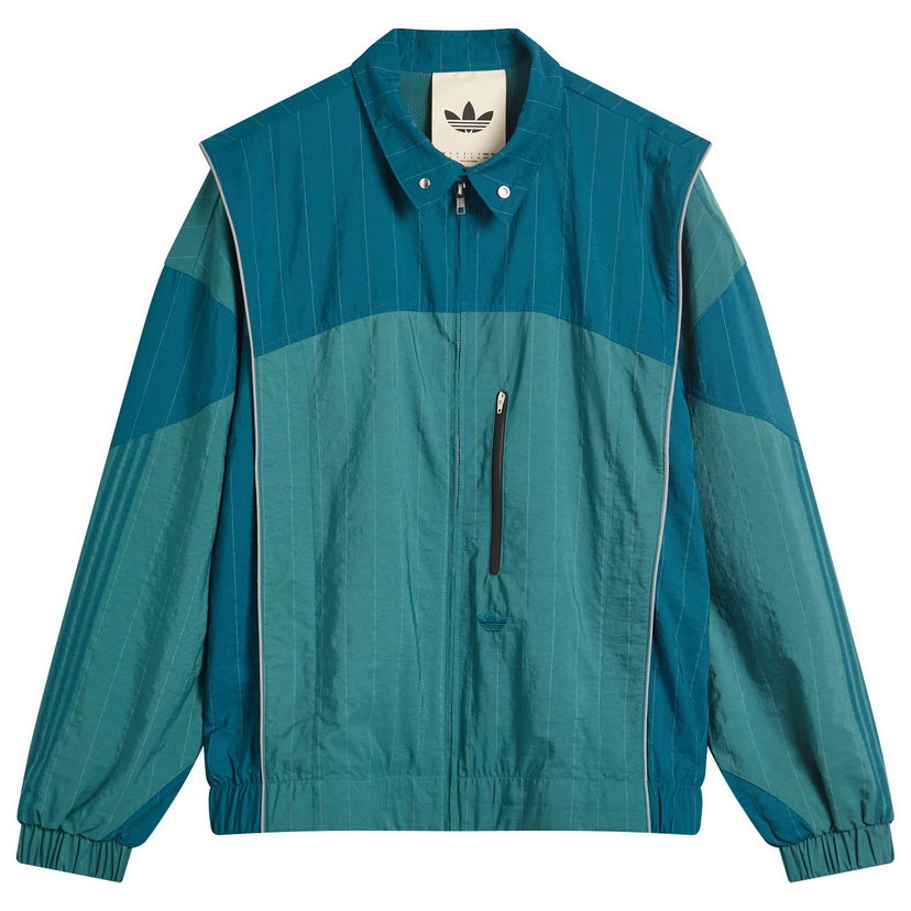 Vetrovka adidas Originals OG LA Wind Jacket, Size Small Tyrkysová | JX6180