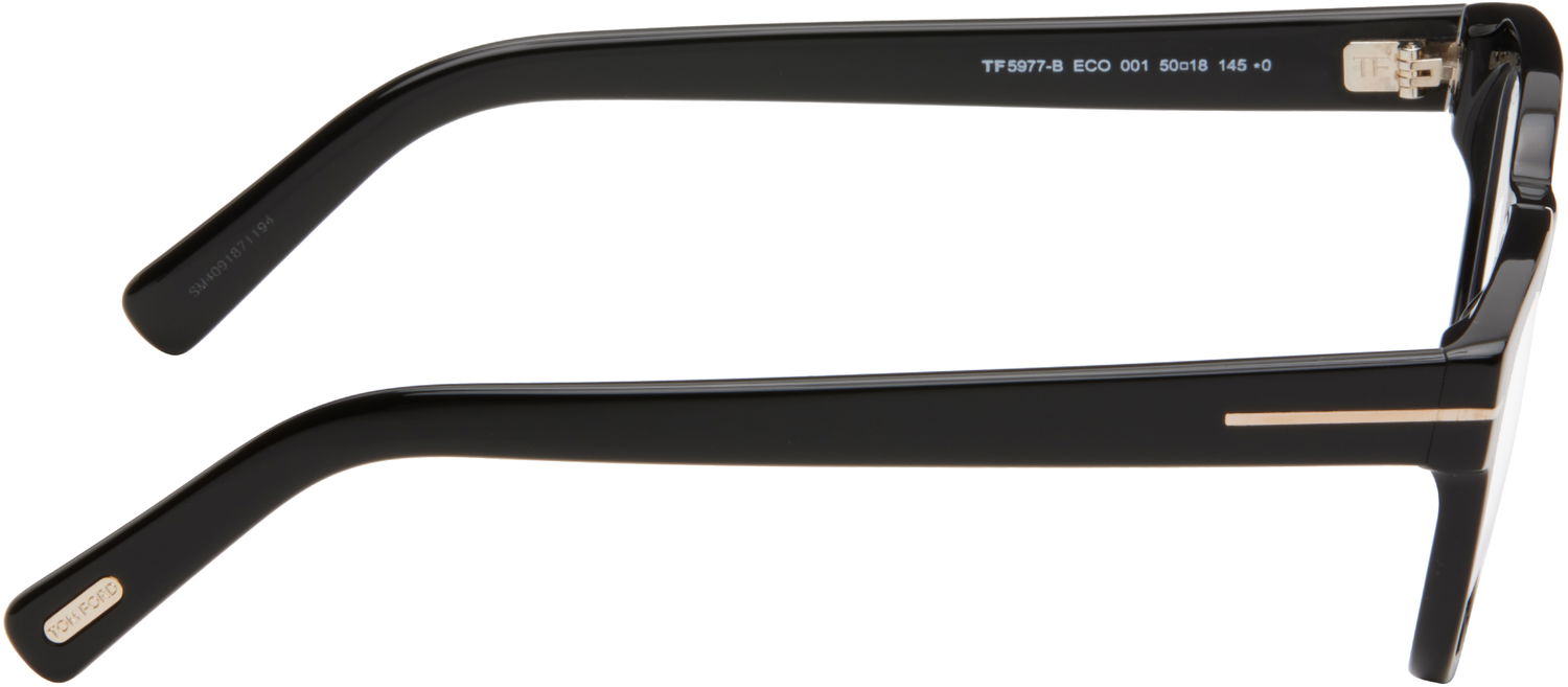 Slnečné okuliare Tom Ford Tom Ford Square Blue Block Glasses Čierna | FT5977-B_50001, 1