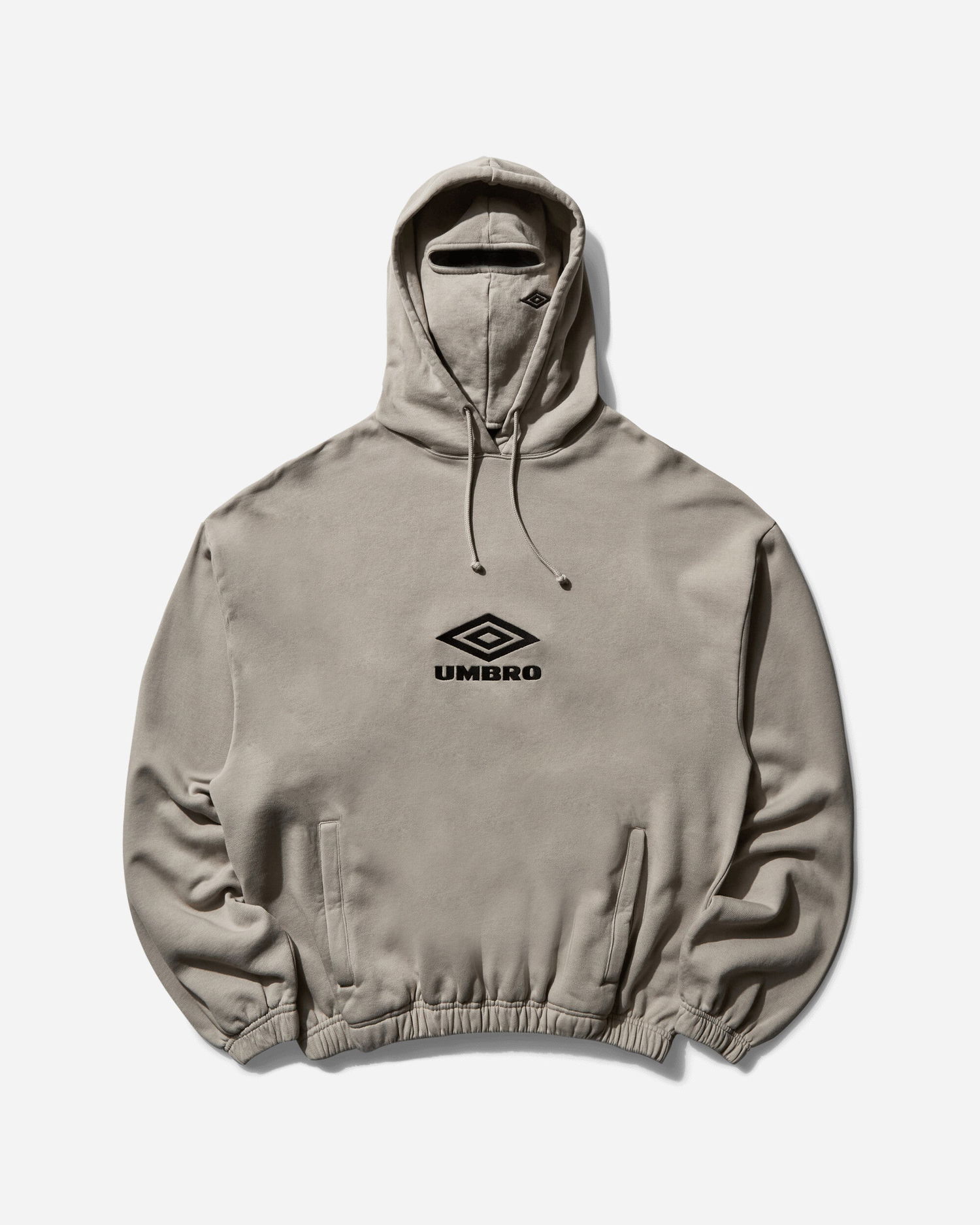 Mikina Umbro Logo Masked Hoodie Béžová | UBMW0216FA147 BEG0002, 0