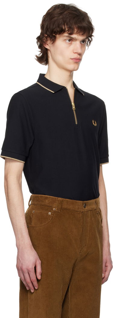 Polo tričko Fred Perry Fred Perry Crepe Piqué Zip Neck Polo Béžová | M7729, 4