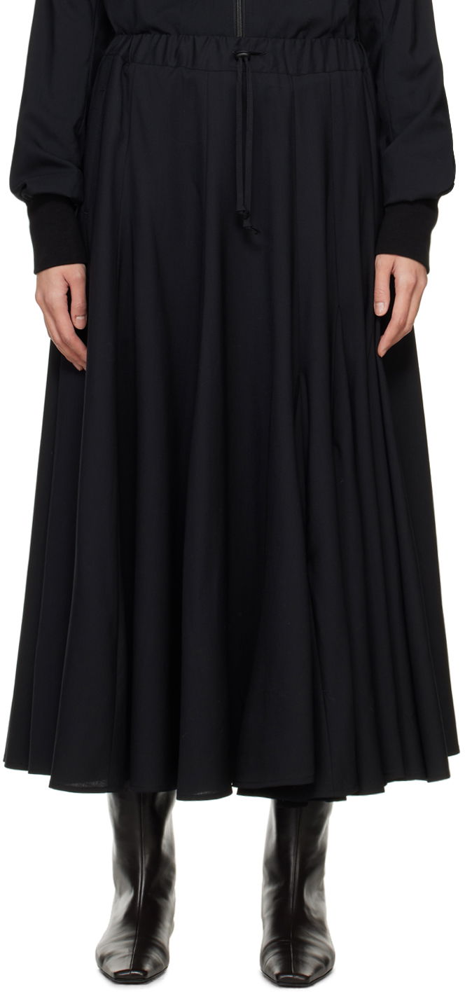 Sukňa Yohji Yamamoto Gusset Maxi Skirt Čierna | FY-S52-102, 0