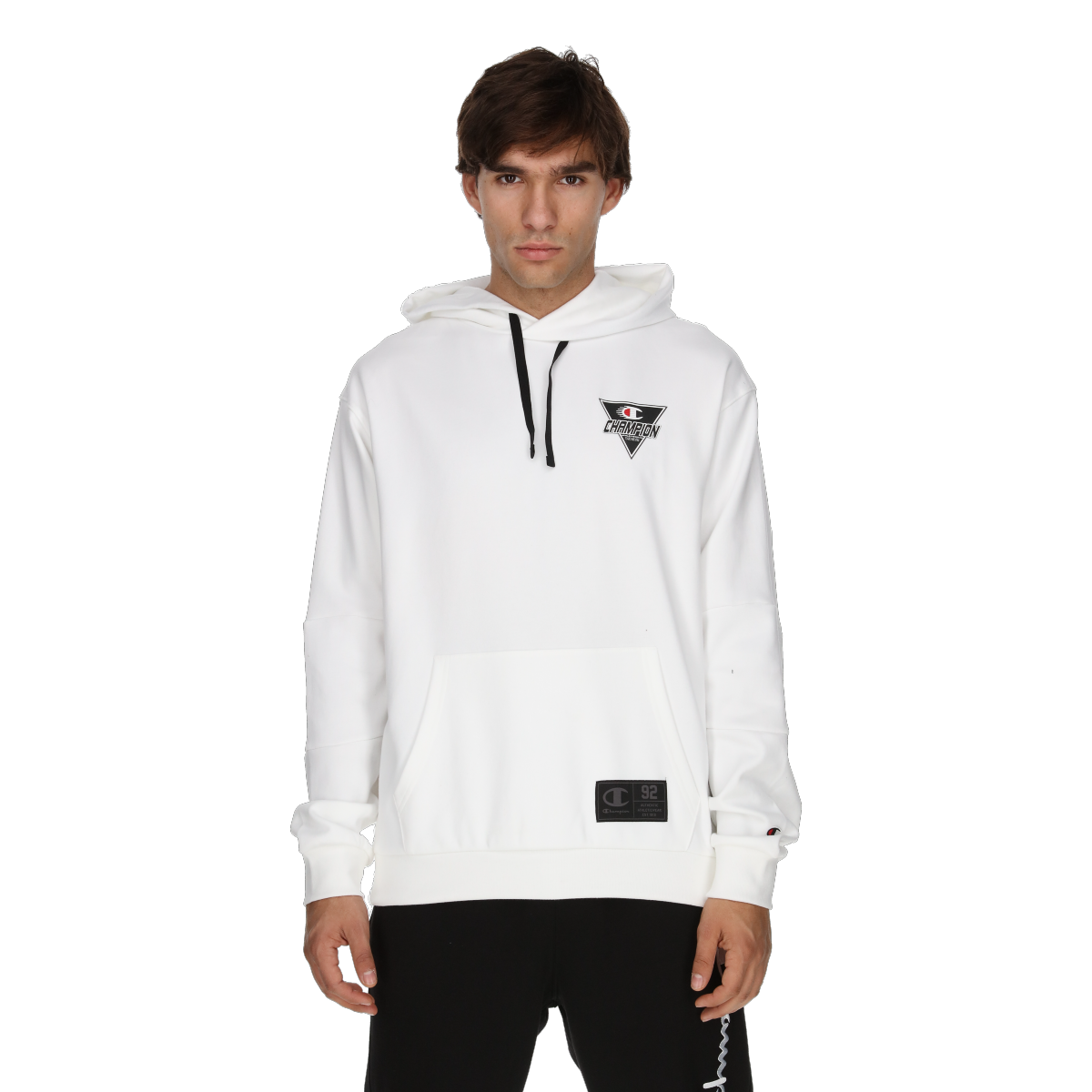 Mikina Champion Pullover Hoodie with Triangle Graphic Biela | 220363-WW001, 0