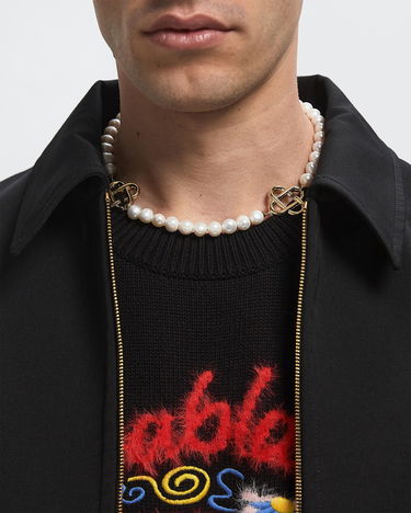 Náhrdelník Casablanca Pearl Logo Necklace Biela | APF25-JW-085-01, 1